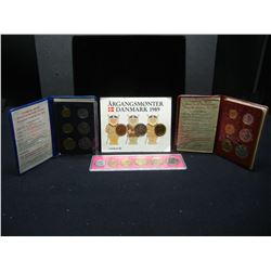 1971 Israel Mint 1989 Danish Issied Coins Unc.1970 Israel Specimen Set 1971 Israel Specimen Set