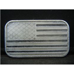 U.S Flag 1oz Silver Bar