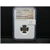 Image 1 : Spanish Colonial 1/2 Reale El Cazador NGC Genuine