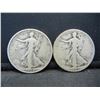 Image 1 : 1927s+34s Walking Liberty Half Dollars Better Dates