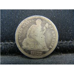 1877 United States Seated Liberty Silver Dime