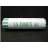 Image 1 : Paper Wrapped Roll of United States Mercury Silver Dimes
