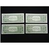 Image 5 : (4) Consecutive Serial Number Gem Crisp 1957 $1.00 Silver Certificates