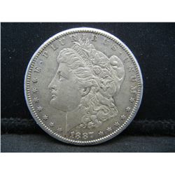 1887 S Morgan Dollar AU/BU Better Date