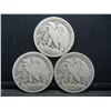 Image 2 : (2) 1917 and (1) 1918 S Walking Liberty Half Dollars Early Dates