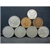 Image 1 : Grab Bag Lot (3) 1883 Liberty Nickels 1902+08 Full Liberty Nickels 1919+21 Buff Nickels 1916 Merc di