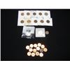 Image 1 : (27) Coin Grab Bag Lot Many Early Date Wheat Cents Many unc Wheat Cents SBA Etc. Nice Lot