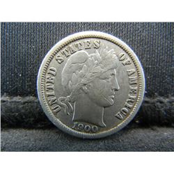 1900 O Barber Dime VF/XF Key Date