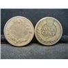 Image 2 : 1858 Flying Eagle Cent and 1863 Indian Cent