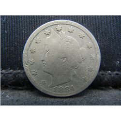 1884 United States Liberty Head V-Nickel