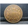 Image 1 : 1864 United States Two 2 Cent Piece - Civil War Date