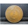 Image 2 : 1865 United States Two 2 Cent Piece - Civil War Date