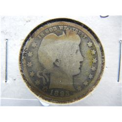 1893 O Barber Quarter Early Date