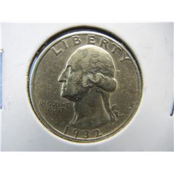 1932 Silver Washington Quarter Higher grade