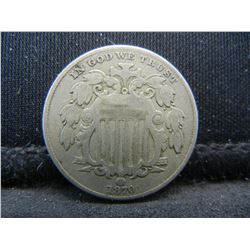 1870 Shield Nickel Semi key Date