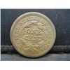 Image 2 : 1853 Large Cent Strong Details Nice Color