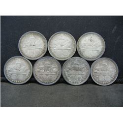 (7) 1893 Columbian Half Dollar Commems Most Appear in Higher Grade