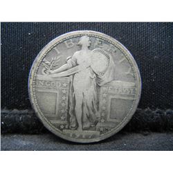 1917 S Standing Liberty Quarter Strong Details