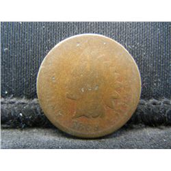 1869 Indian Cent Semi Key Date