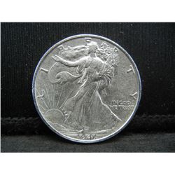 1941 S Walking Liberty half Dollar higher grade Semi Key Date