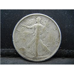 1917 S Walking Liberty Half Dollar Better Date