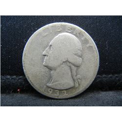 1932 D Silver Washington Quarter Key Date