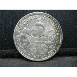 Gem BU 1893 Columbian half Dollar Commem Gorgeous!!