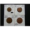 Image 1 : 1921 One Farthing, 1957 Half penny, 1971 Two Pence, 2004 One Penny, ALL From Great Britain