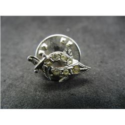 Shriners Crescent Moon Sword Pin