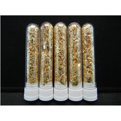 (5) Vials of Leaf Flakes
