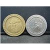 Image 1 : 2 CASINO COINS (CAESARS PALACE & BINIONS HORESHOE), LAS VEGAS