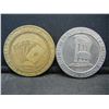 Image 2 : 2 CASINO COINS (CAESARS PALACE & BINIONS HORESHOE), LAS VEGAS