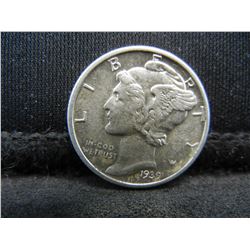 1939 D Mercury Dime