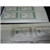 Image 3 : 10 Vintage Unused Plate Block Stamps