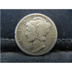 1917 Mercury Dime