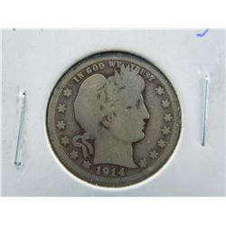 1914 barber quarter