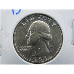1964-d Washington quarter
