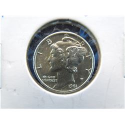 1941 mercury dime
