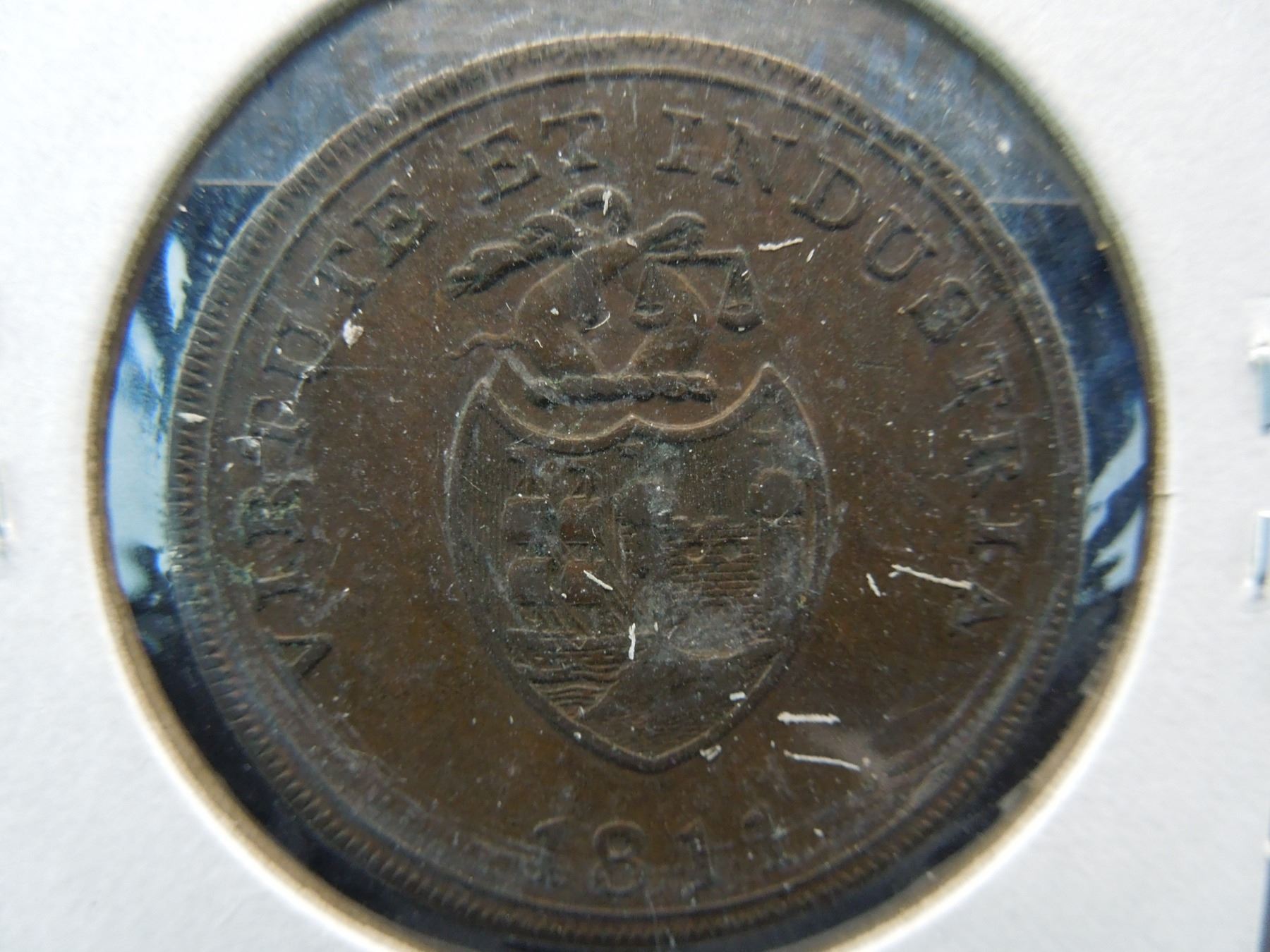 1811 British condor token from the BB & Copper company