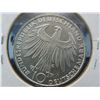 Image 2 : 1972-g silver German ten marks Olympic coin