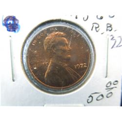 1972 reddish brown double die memorial cent