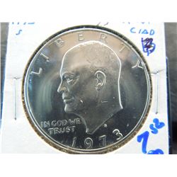 1973-s proof  ike dollar