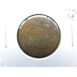 1864 two cent piece