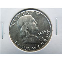 1963 franklin half dollar