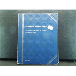 Lincoln number one wheat cent book.   This set includes some better date coins