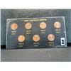 Image 1 : 1982 memorial cent set includes an example of each of the pennies minted that year