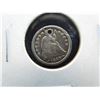 Image 1 : 1853 seated half dime with arrows, Holed