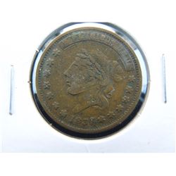 1837 hard times token