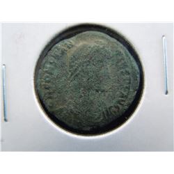 ancient bronze roman coin