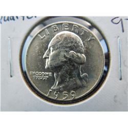 1959-d Washington quarter